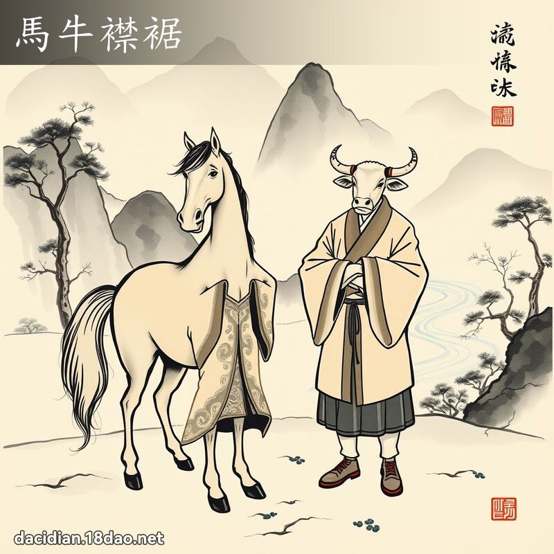 马牛襟裾 配图
