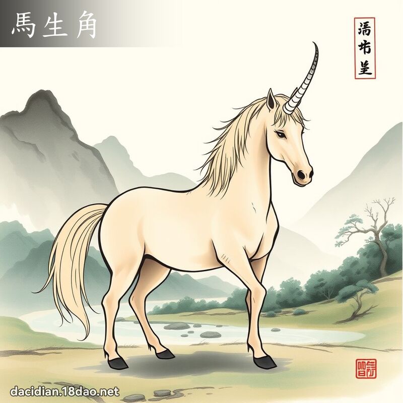 马生角 配图