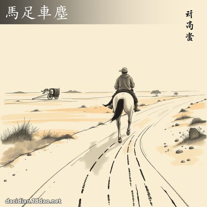 马足车尘 配图