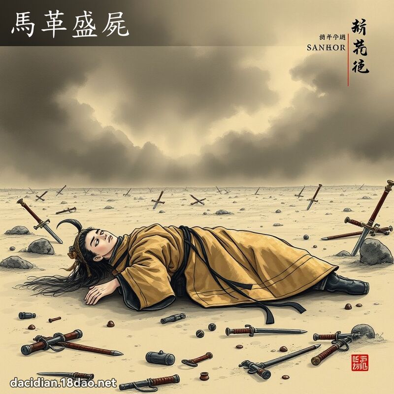马革盛尸 配图