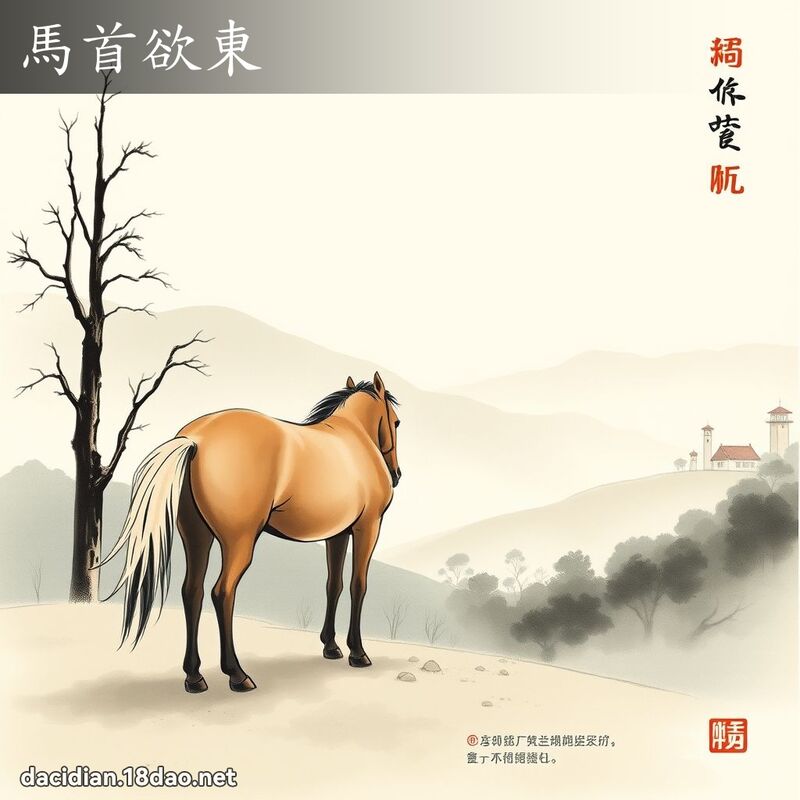 马首欲东 配图