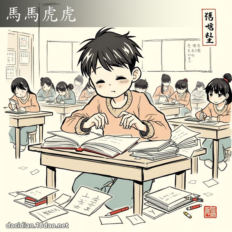 马马虎虎 配图
