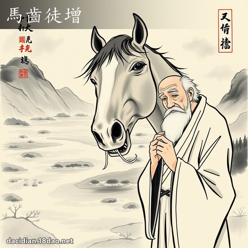 马齿徒增 配图