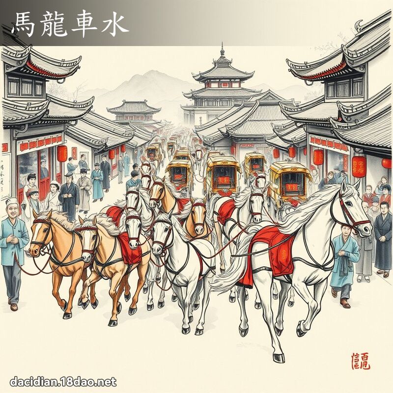 马龙车水 配图