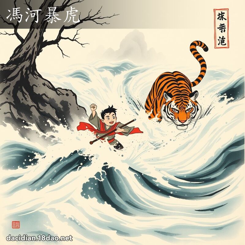 冯河暴虎 配图