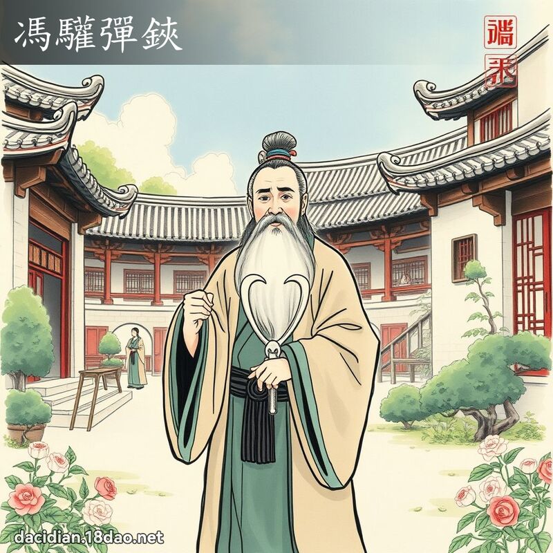 冯驩弹鋏 配图