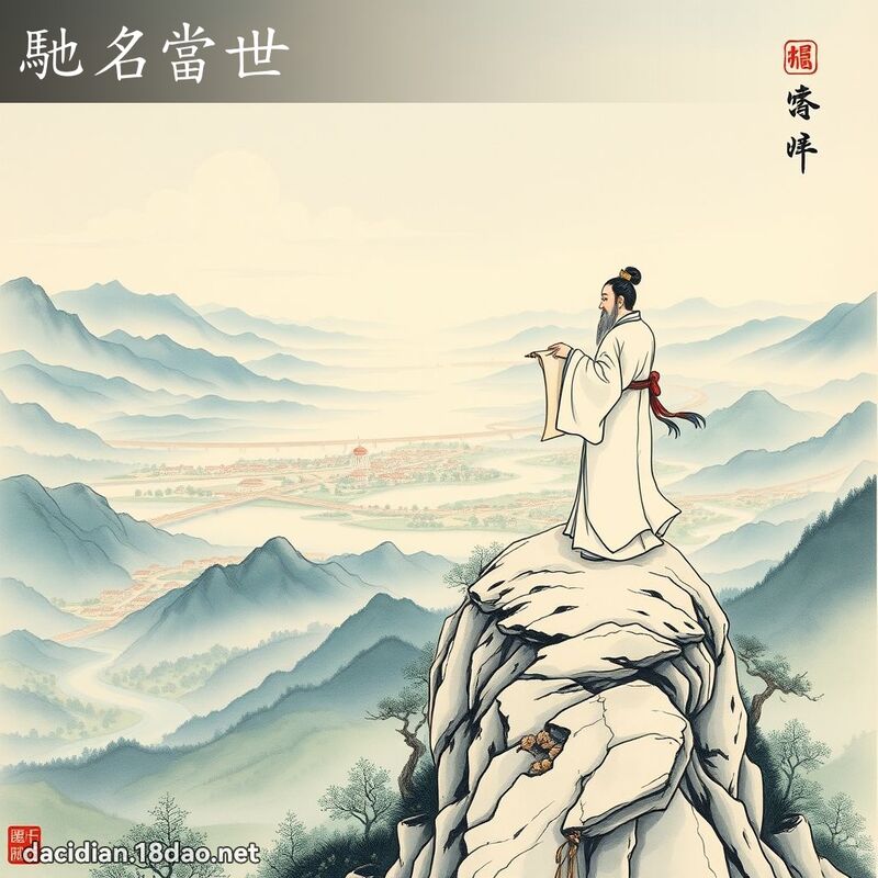 驰名当世 配图
