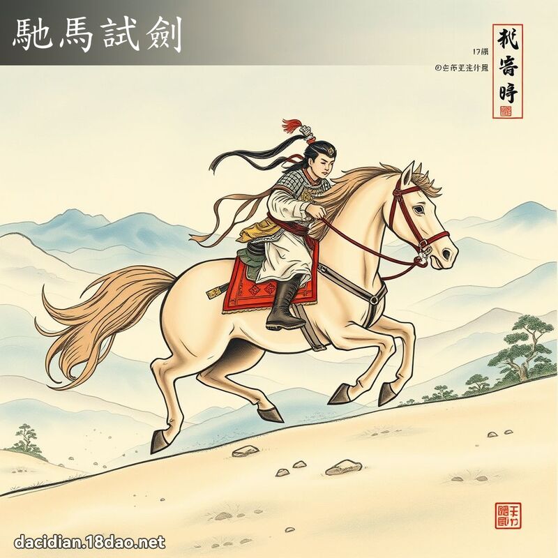 馳馬試劍 配图