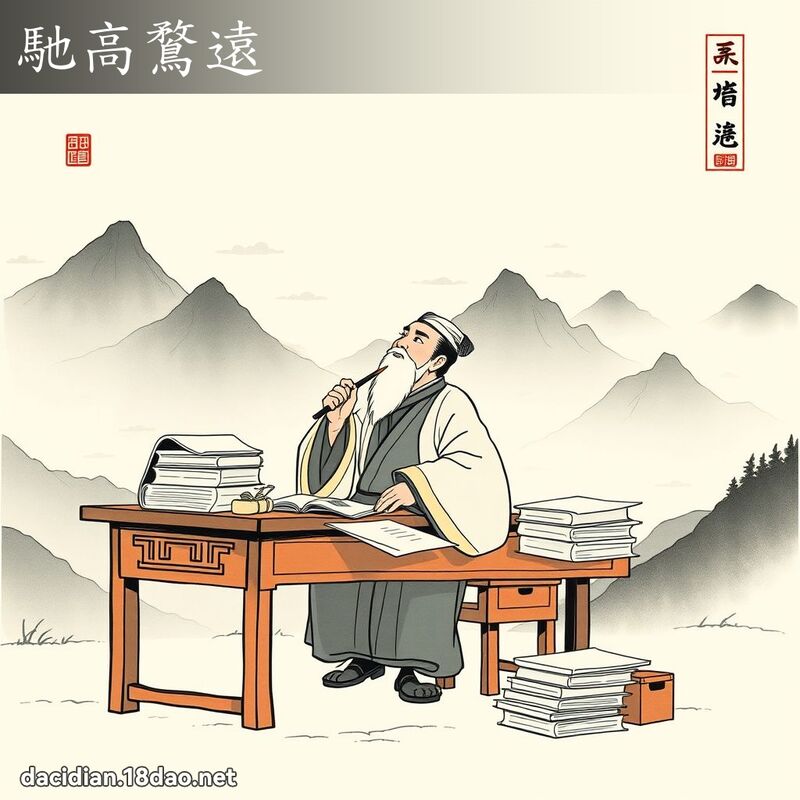 馳高鶩遠 配图