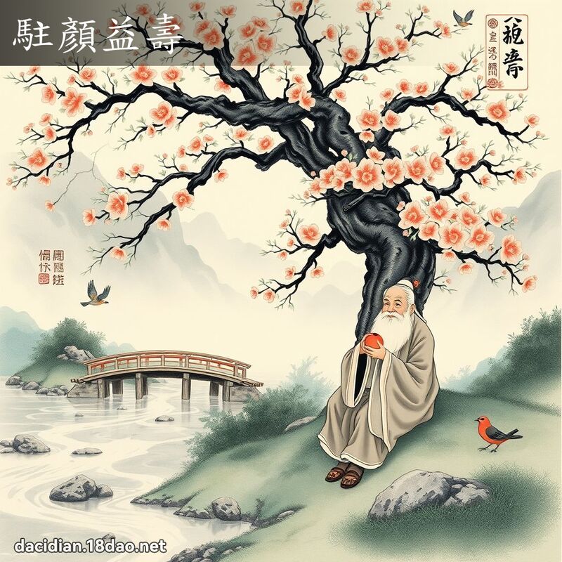 駐顏益壽 配图