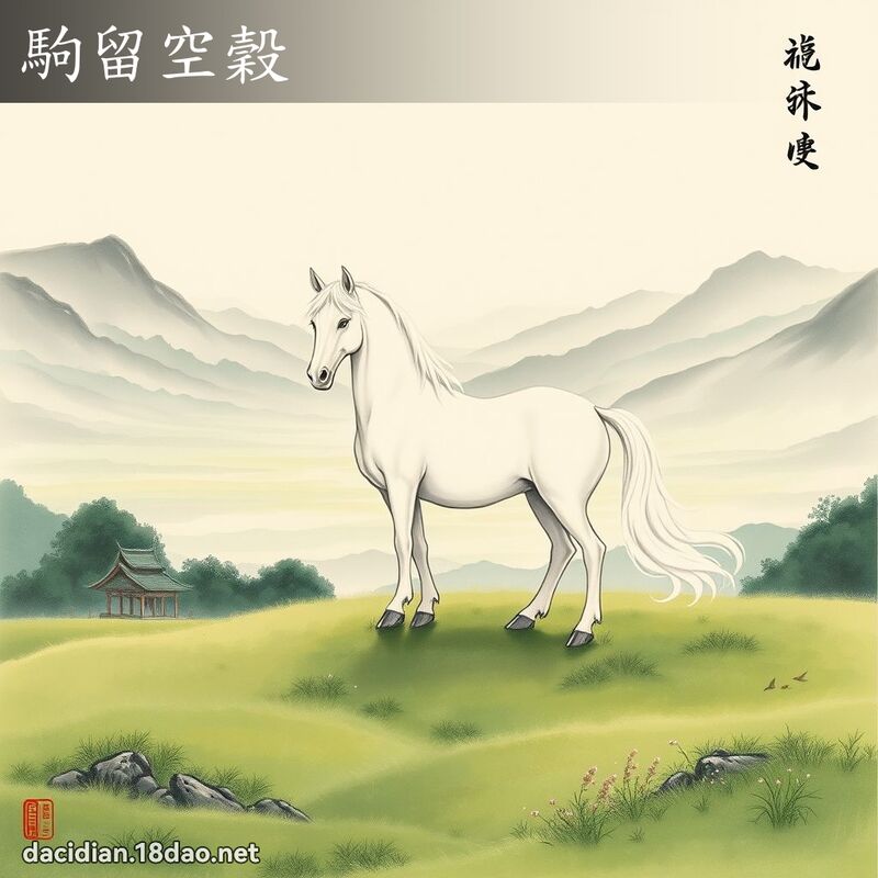 駒留空穀 配图