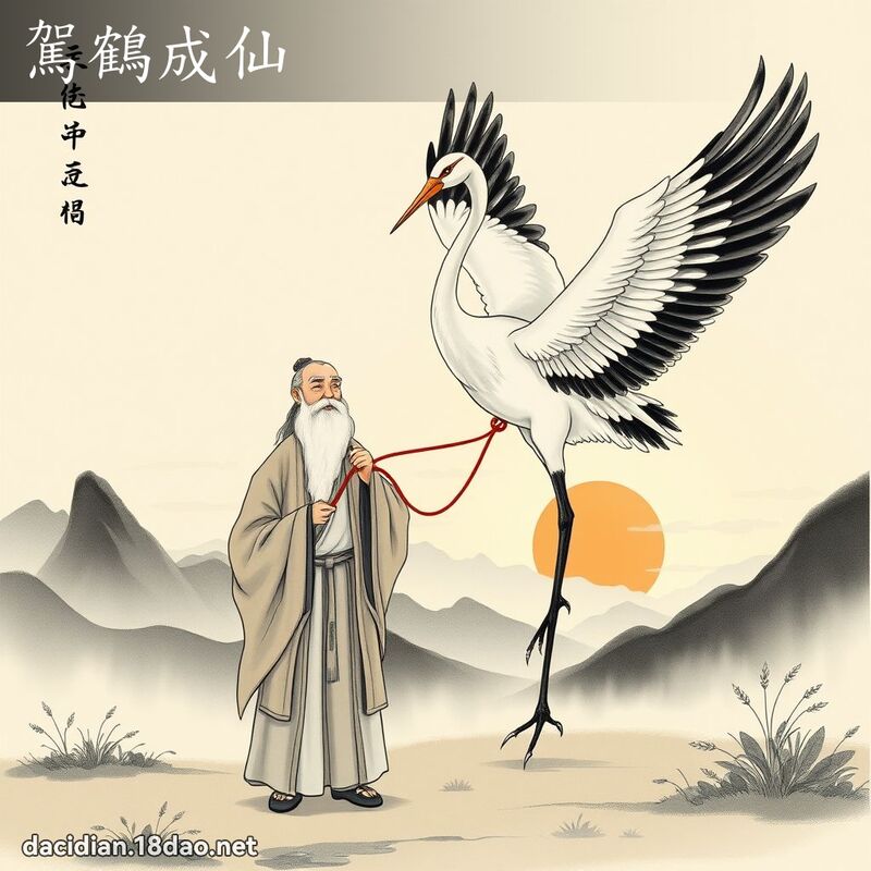 駕鶴成仙 配图