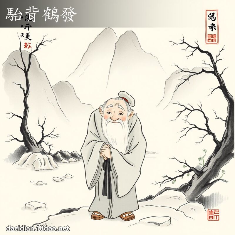 駘背鶴發 配图