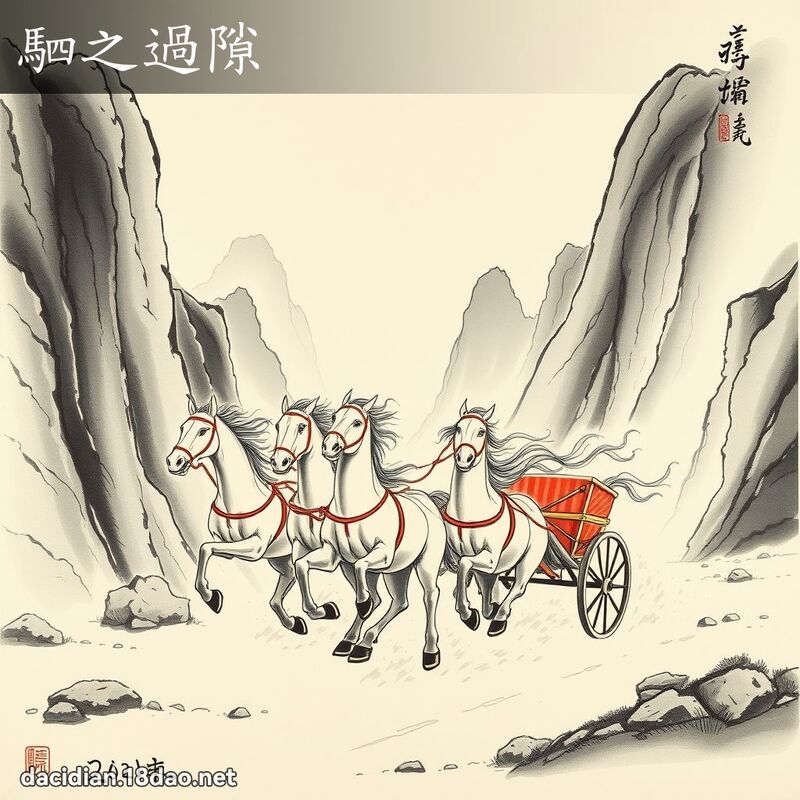 駟之過隙 配图
