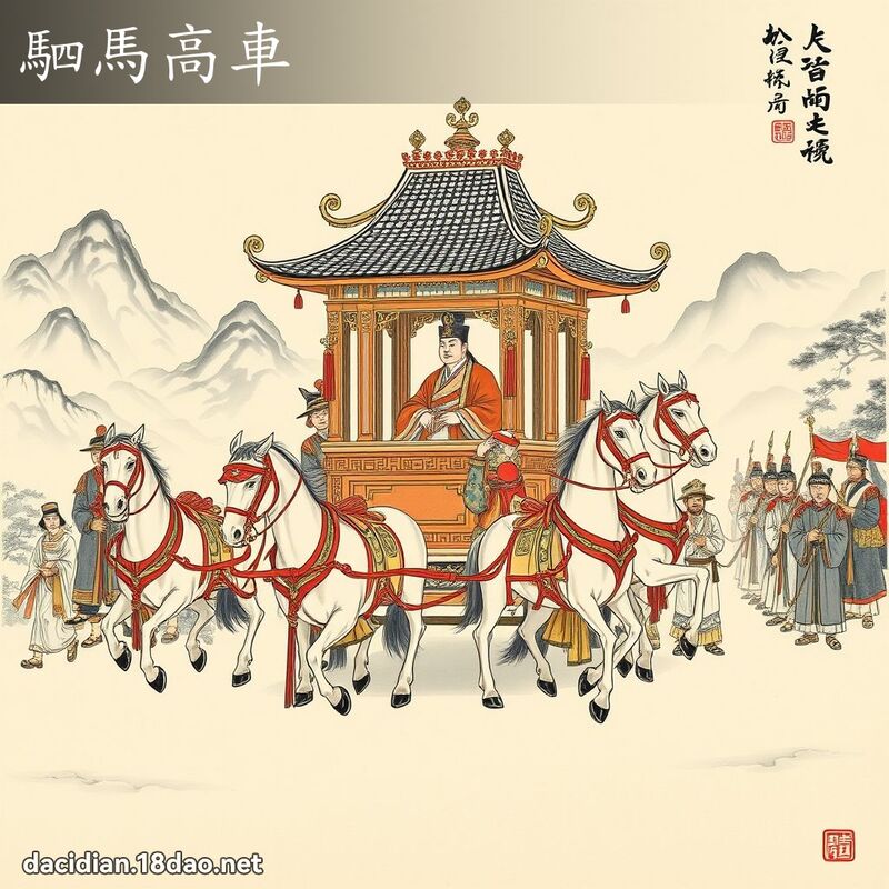 駟馬高車 配图