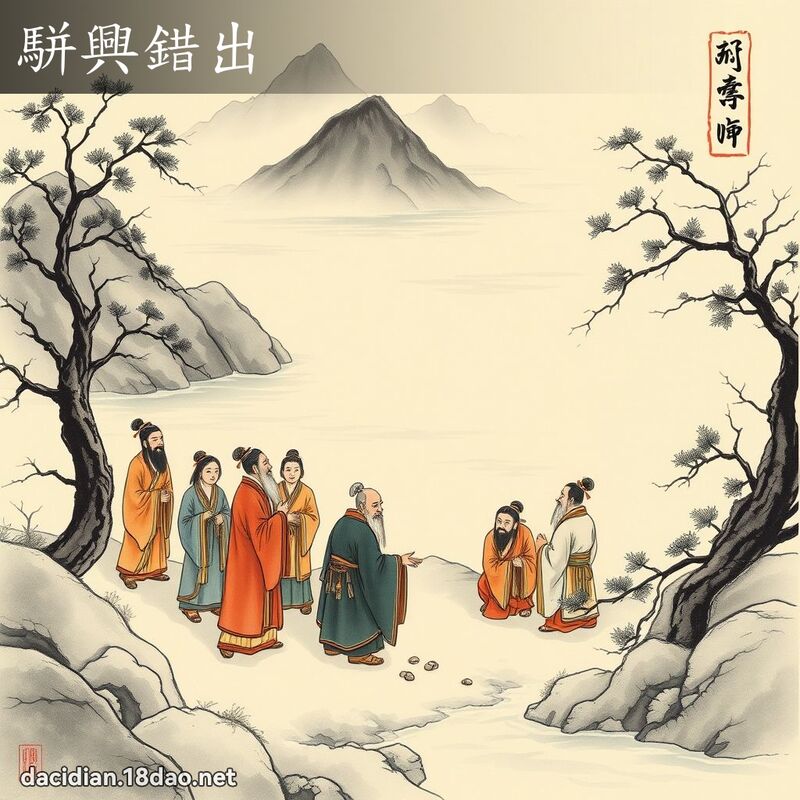 駢興錯出 配图
