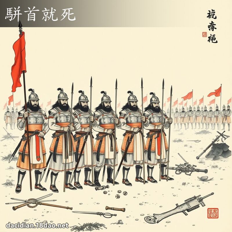 駢首就死 配图