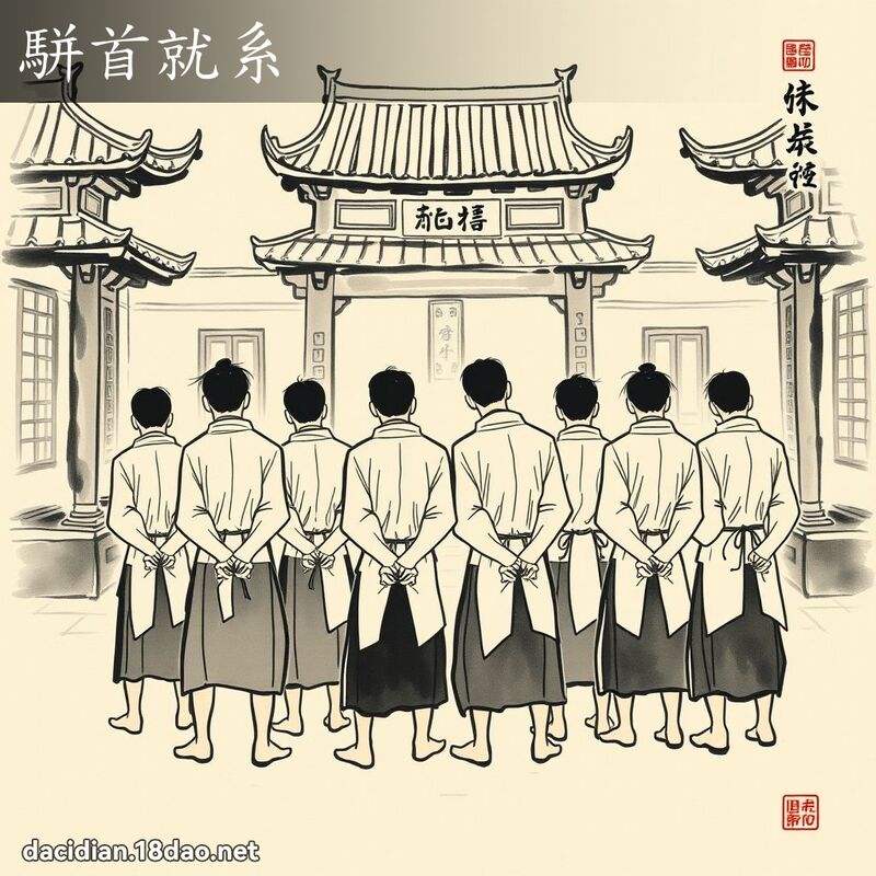 駢首就系 配图