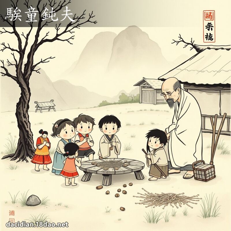 騃童鈍夫 配图
