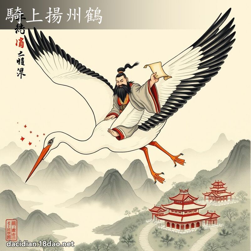騎上揚州鶴 配图