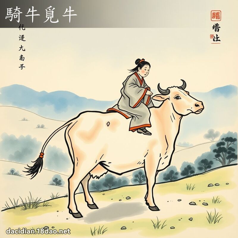 騎牛覓牛 配图