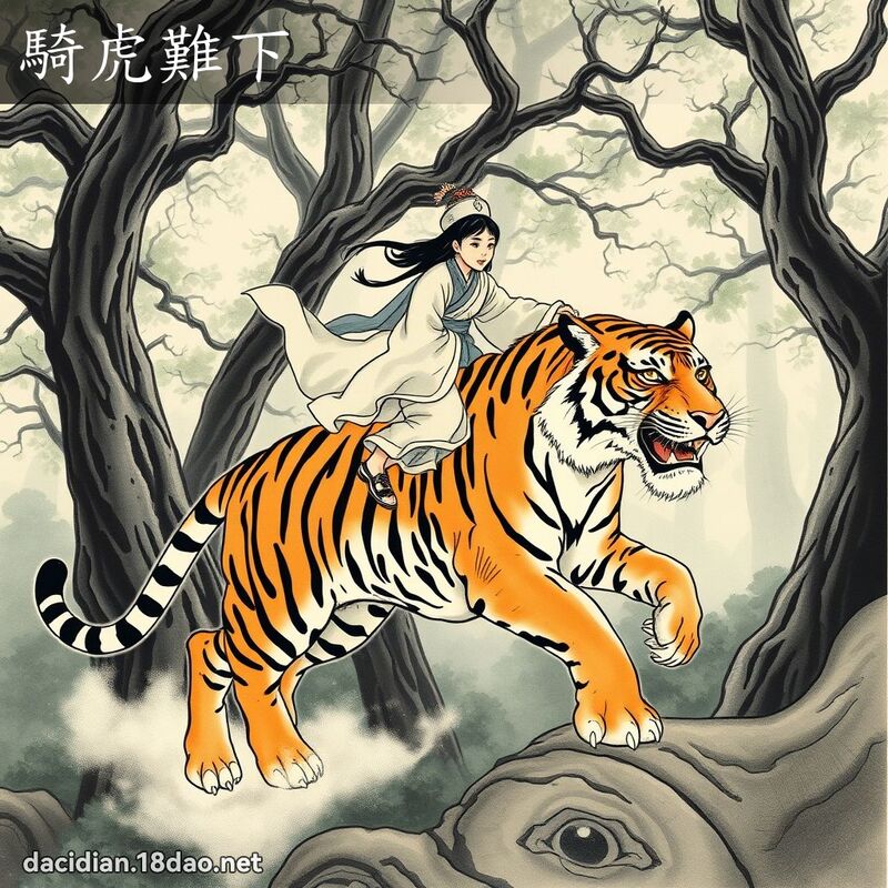 騎虎難下 配图
