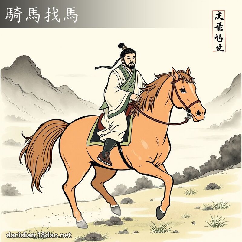 騎馬找馬 配图