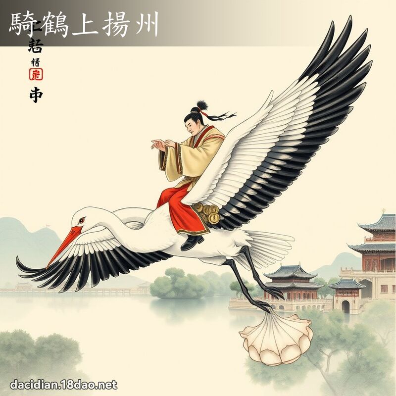 骑鹤上扬州 配图