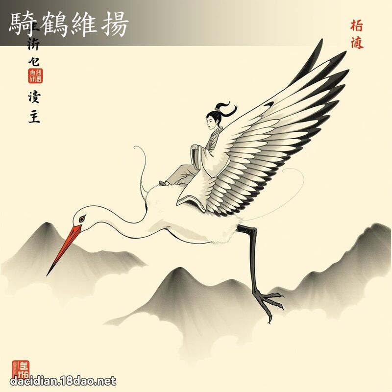 骑鹤维扬 配图