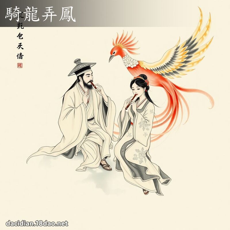 骑龙弄凤 配图
