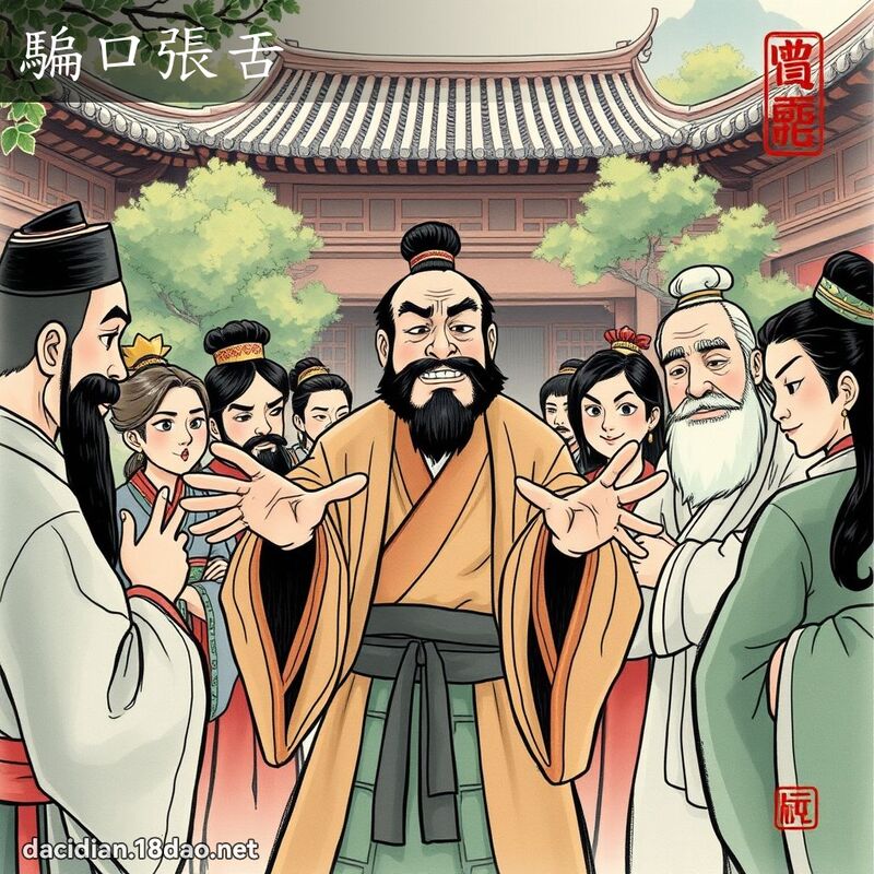 骗口张舌 配图