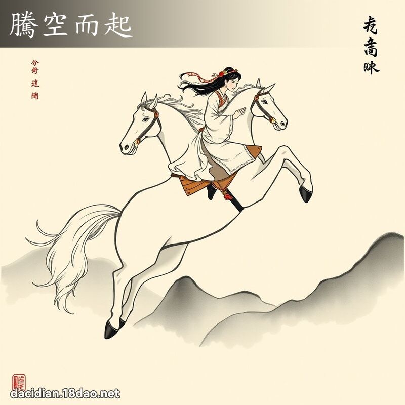 腾空而起 配图