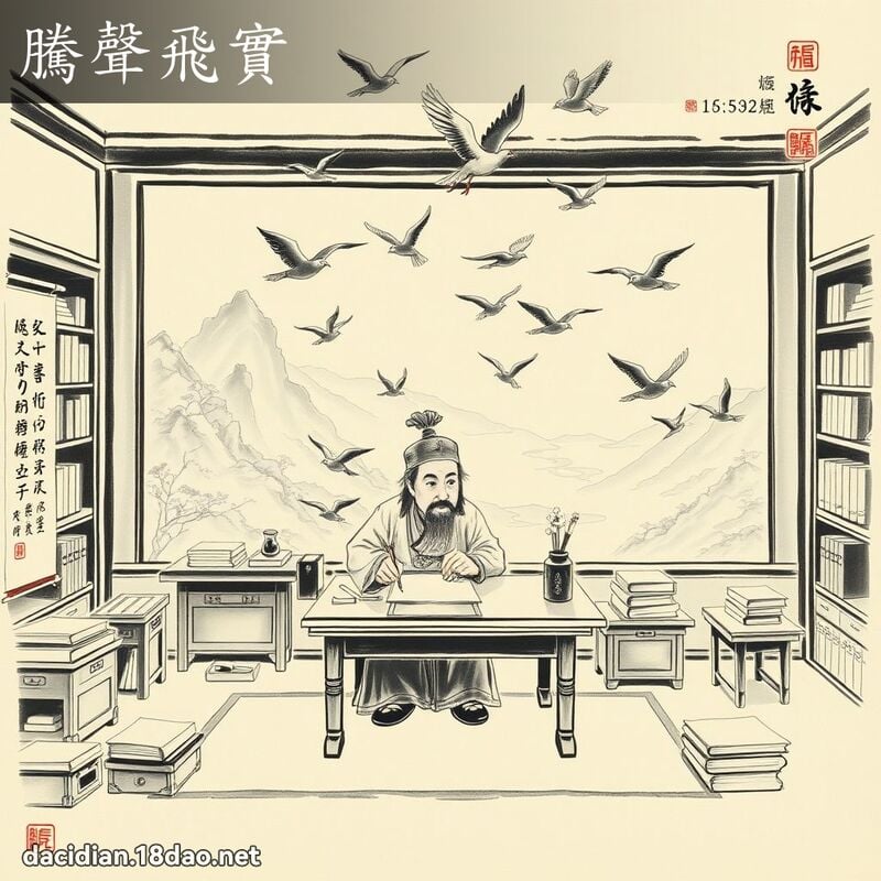 腾声飞实 配图