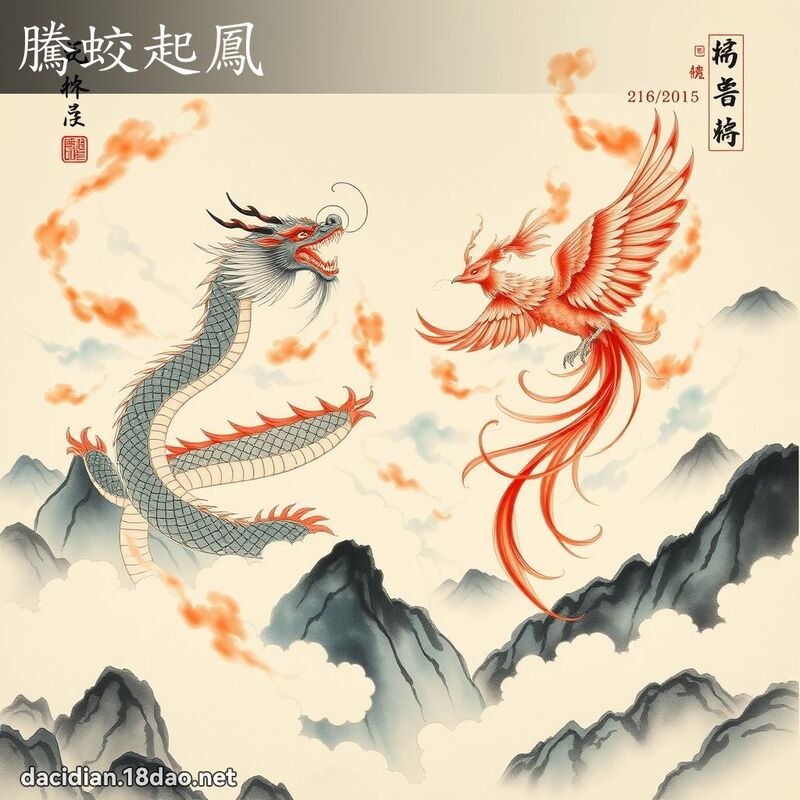 腾蛟起凤 配图
