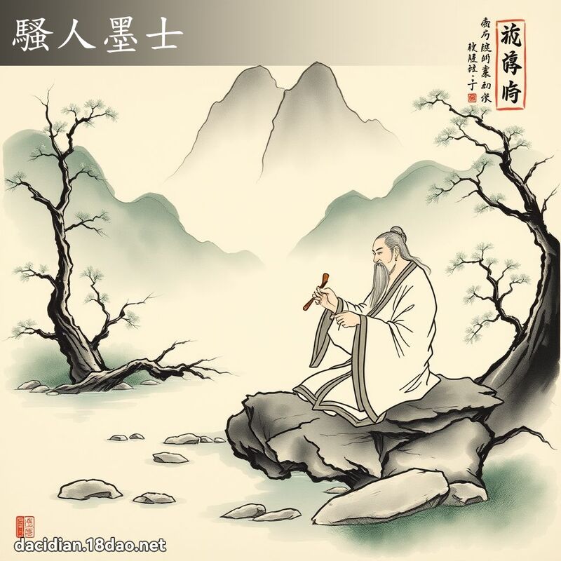 骚人墨士 配图