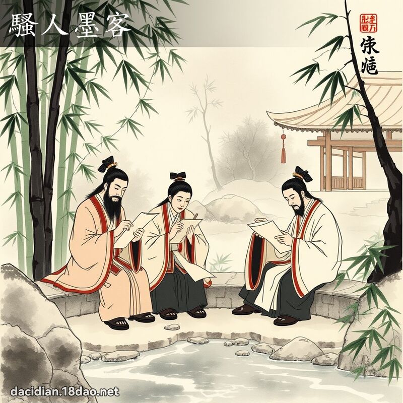 骚人墨客 配图