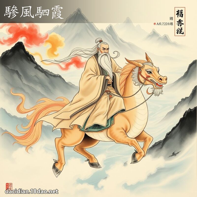驂风駟霞 配图