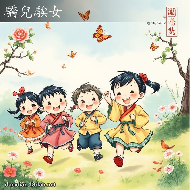 骄儿騃女 配图