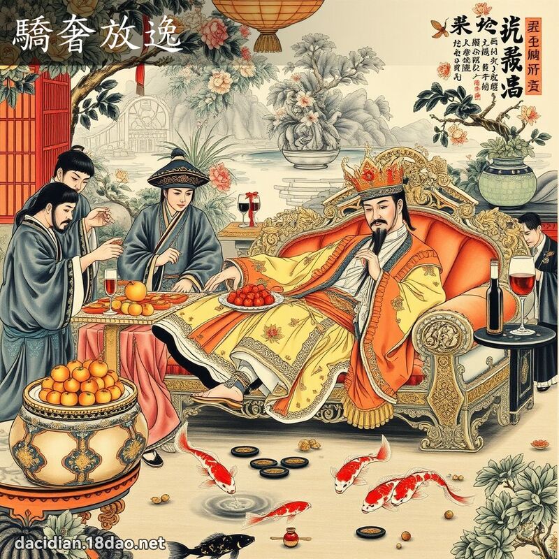 骄奢放逸 配图