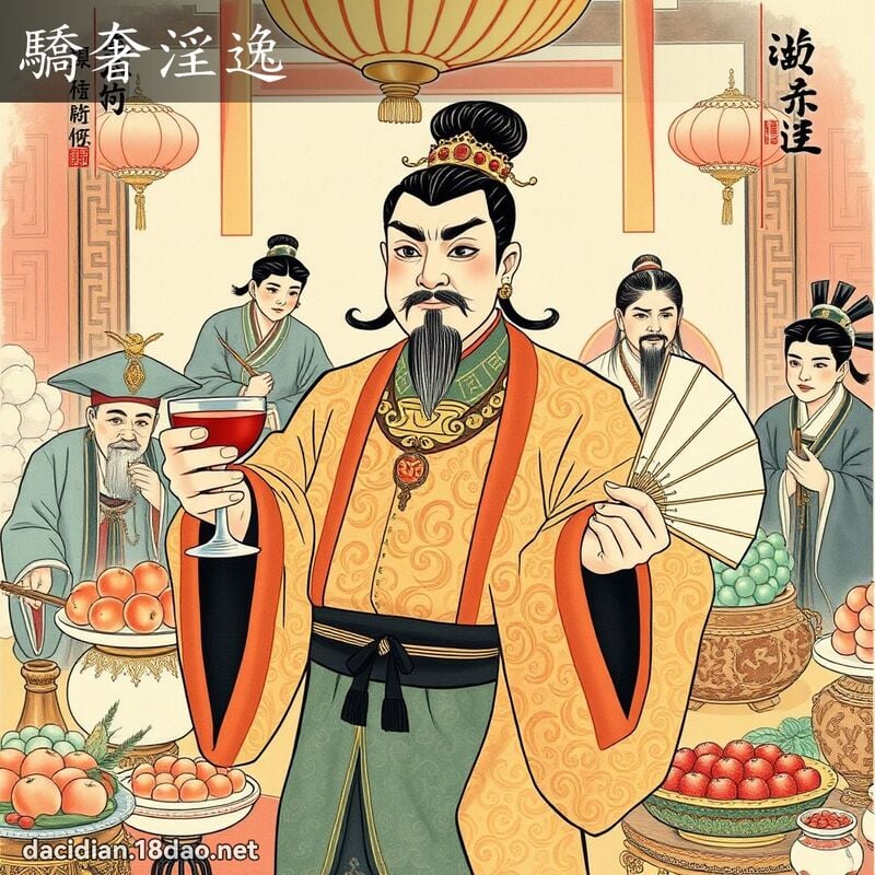 骄奢淫逸 配图