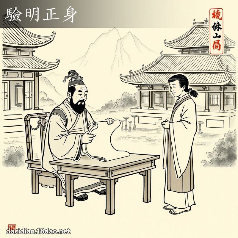 验明正身 配图