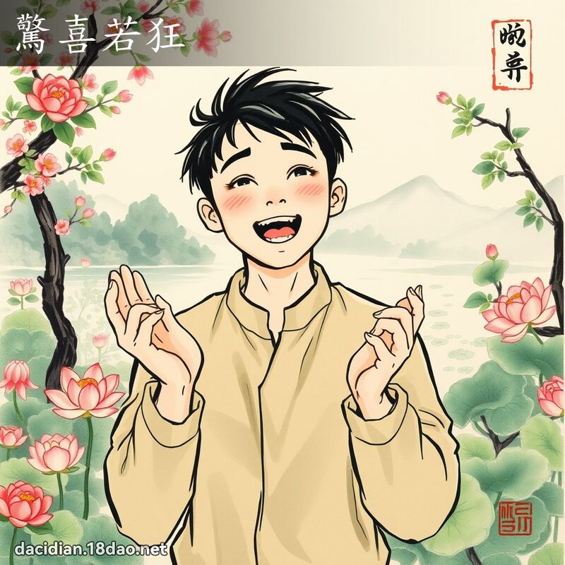 惊喜若狂 配图