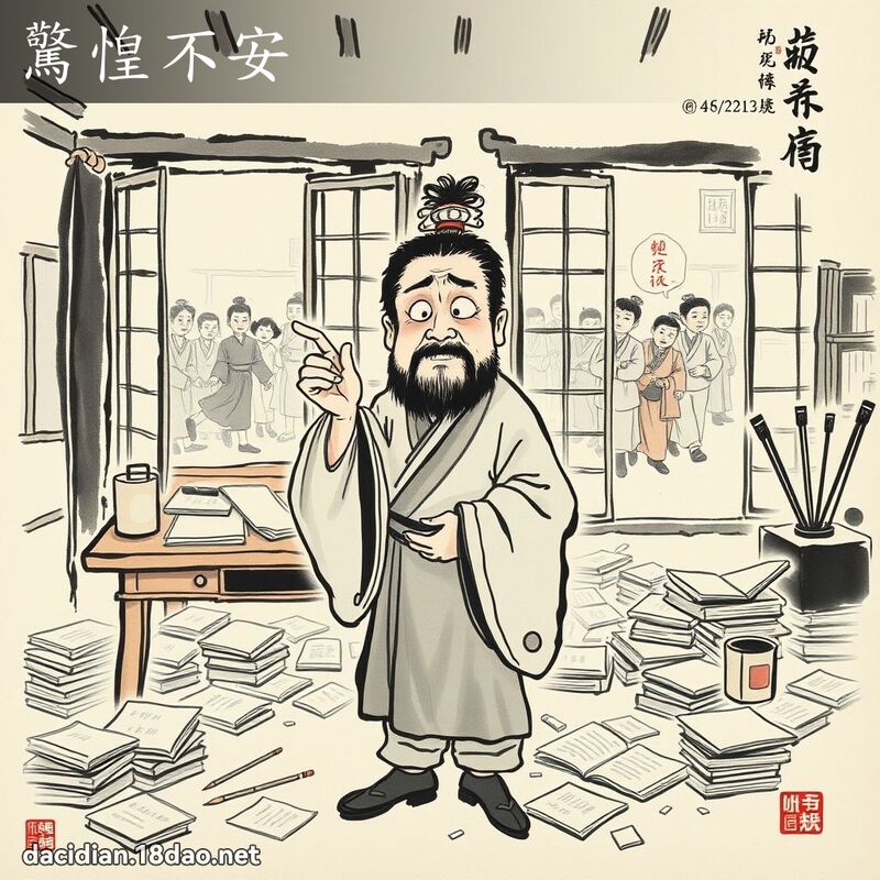 惊惶不安 配图