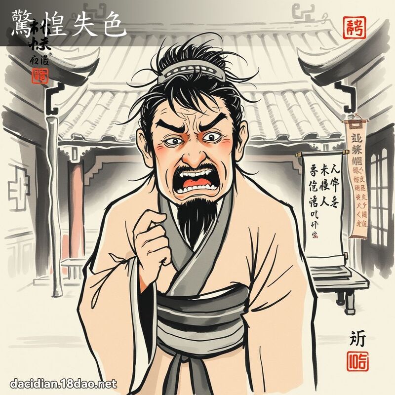惊惶失色 配图