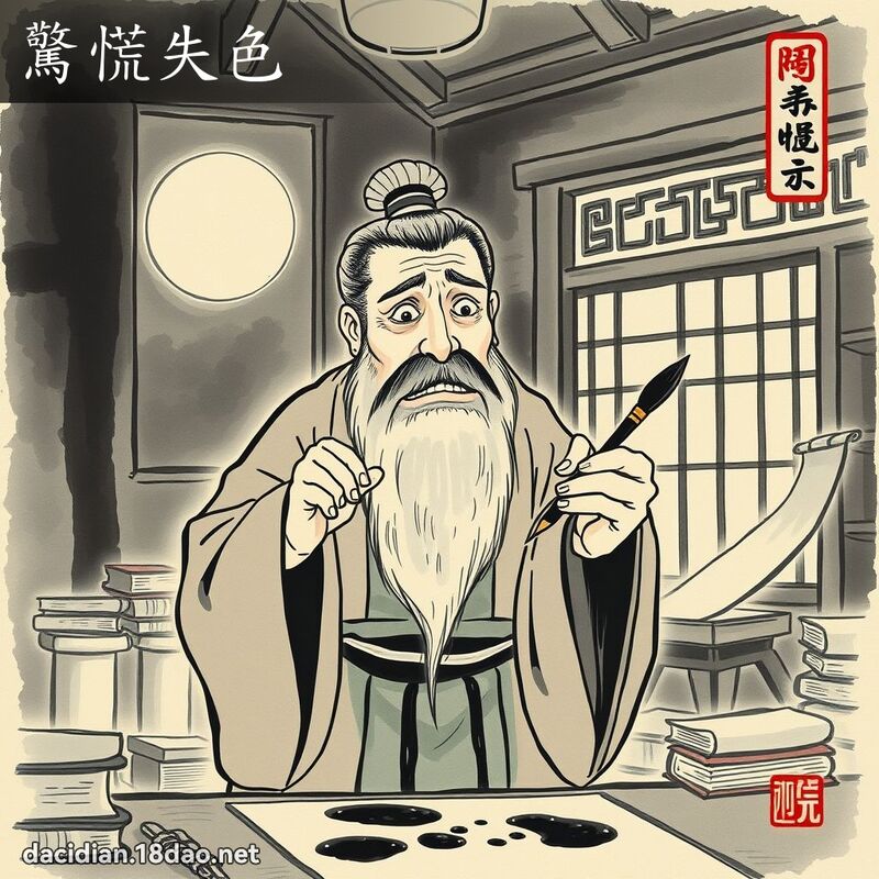 惊慌失色 配图