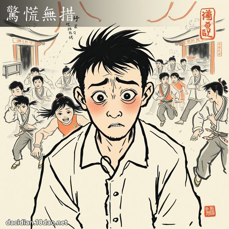 惊慌无措 配图