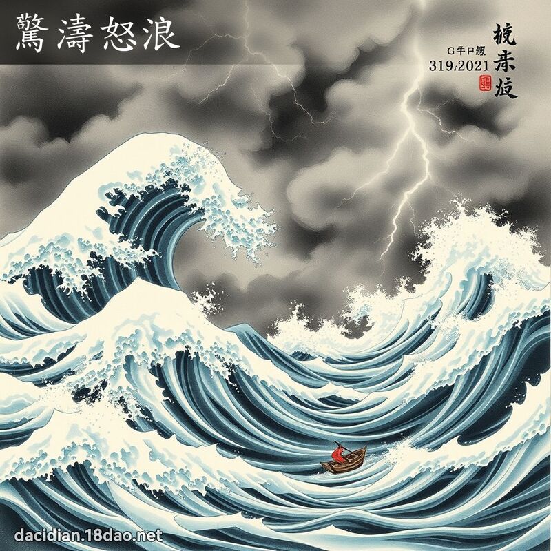 惊涛怒浪 配图