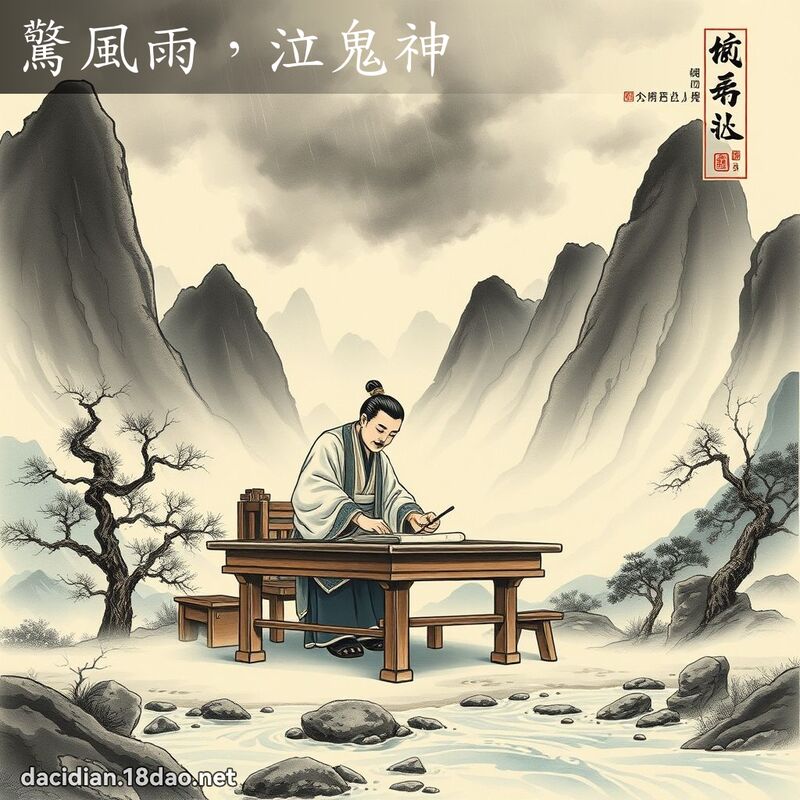 惊风雨，泣鬼神 配图