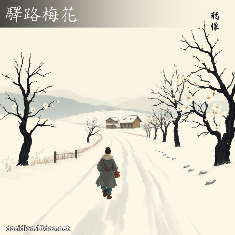 驿路梅花 配图