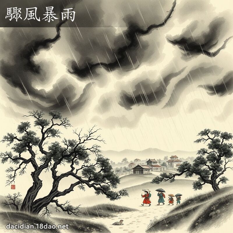 骤风暴雨 配图